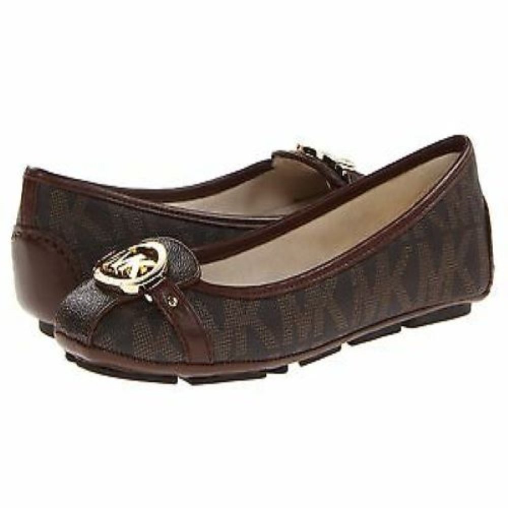 MICHAEL KORS Authentic LOGO FLATS Women's SHOES Footwear Flat SHOES Priced CHEAP - Picture 6 of 9